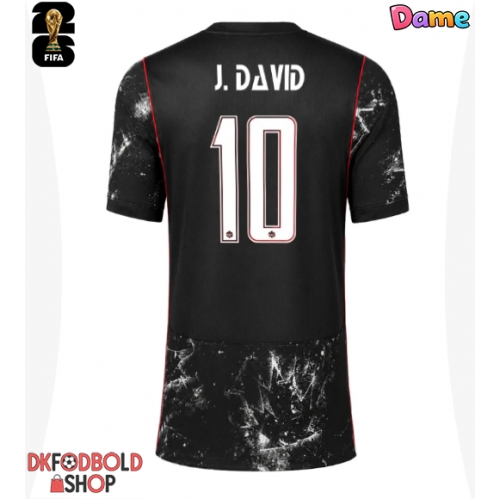 Canada Jonathan David #10 Udebanetrøje Dame VM 2026 Kort ærmer